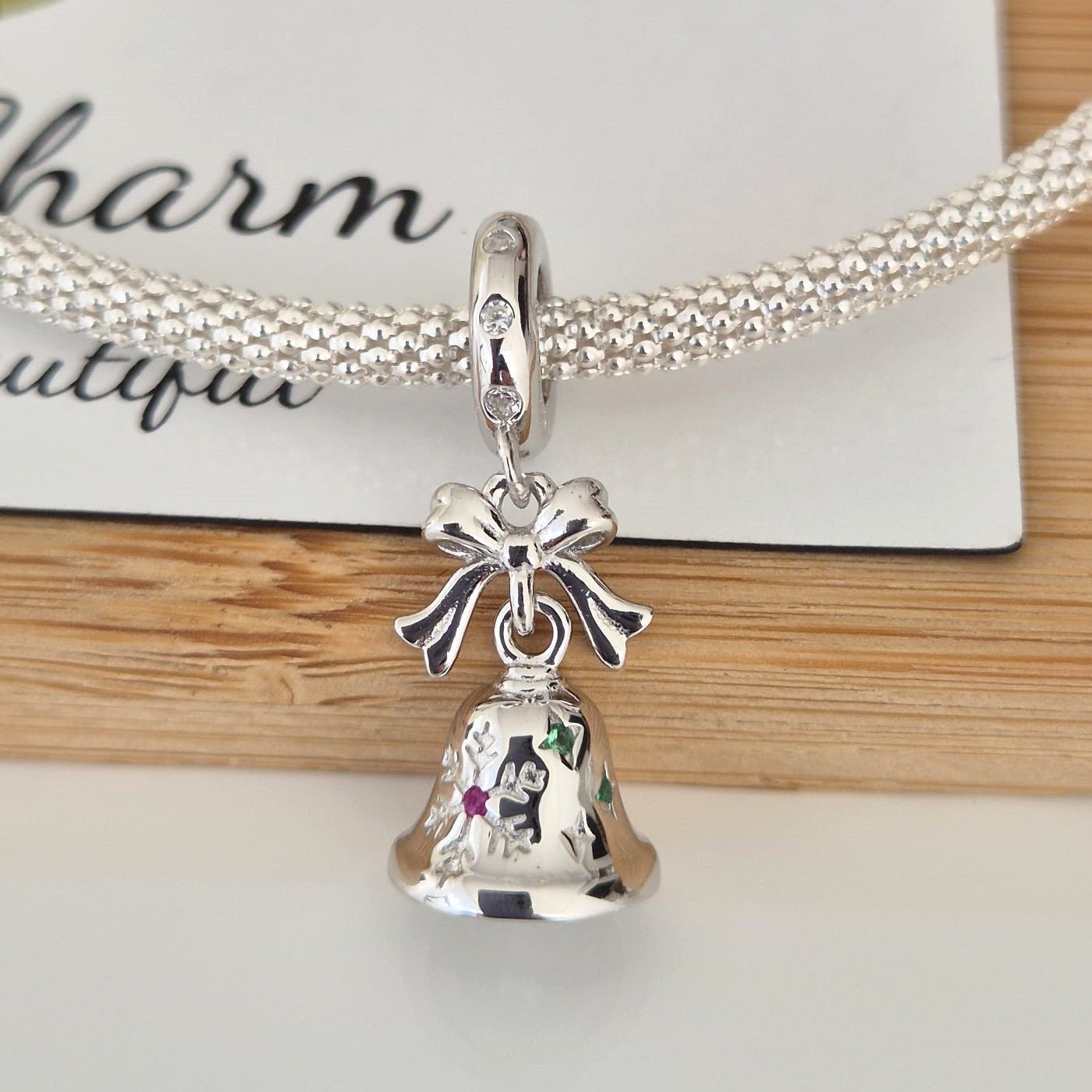 Bow Bell Charm - The Bee Charm