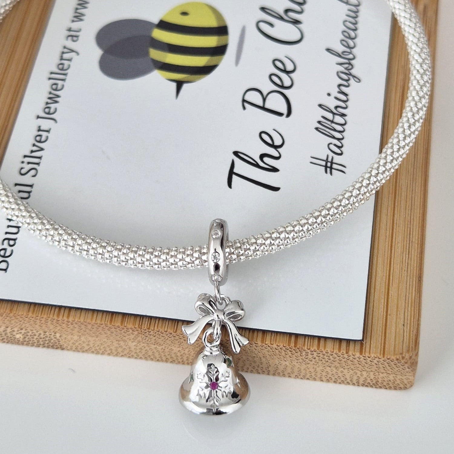 Bow Bell Charm - The Bee Charm