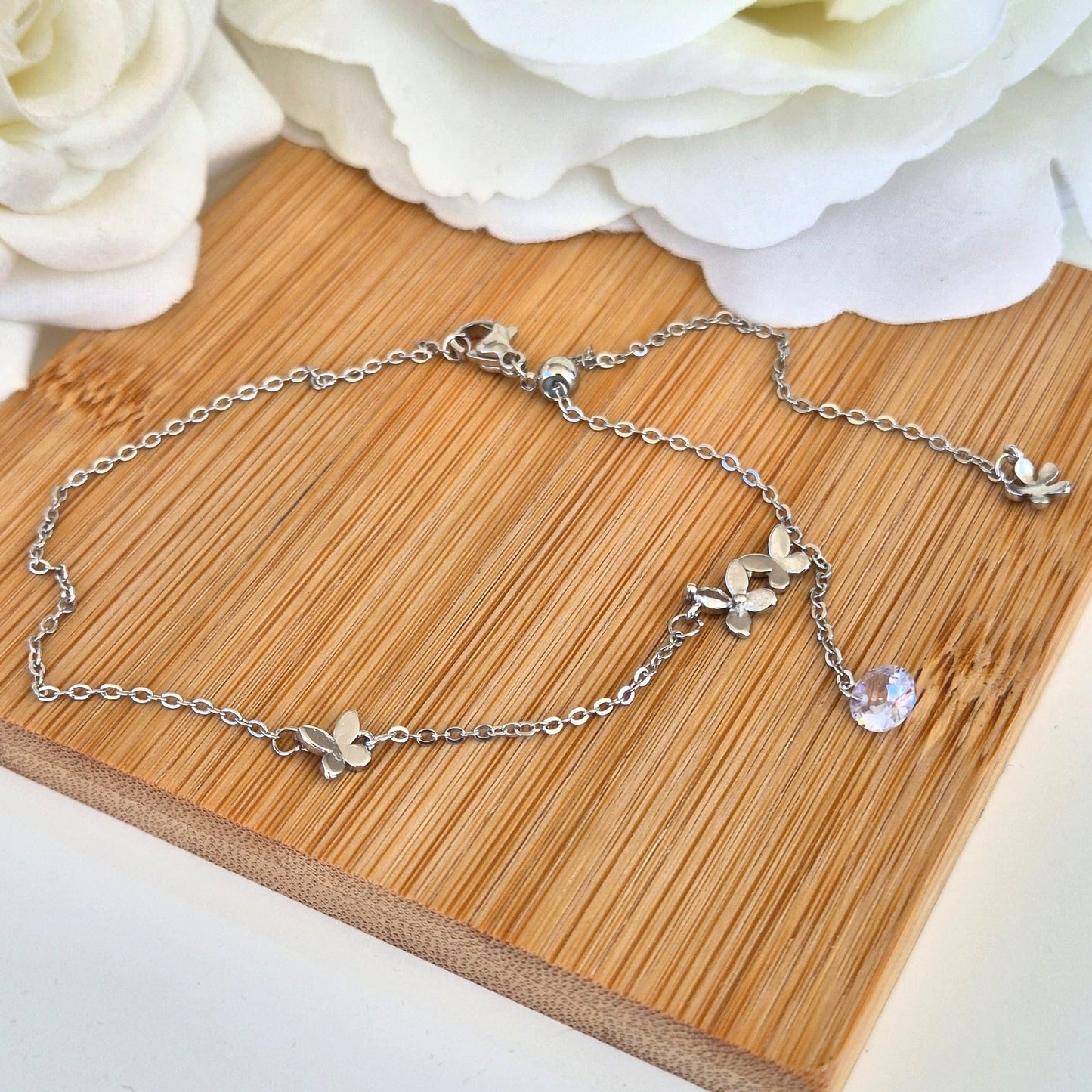 Butterfly Anklet - The Bee Charm