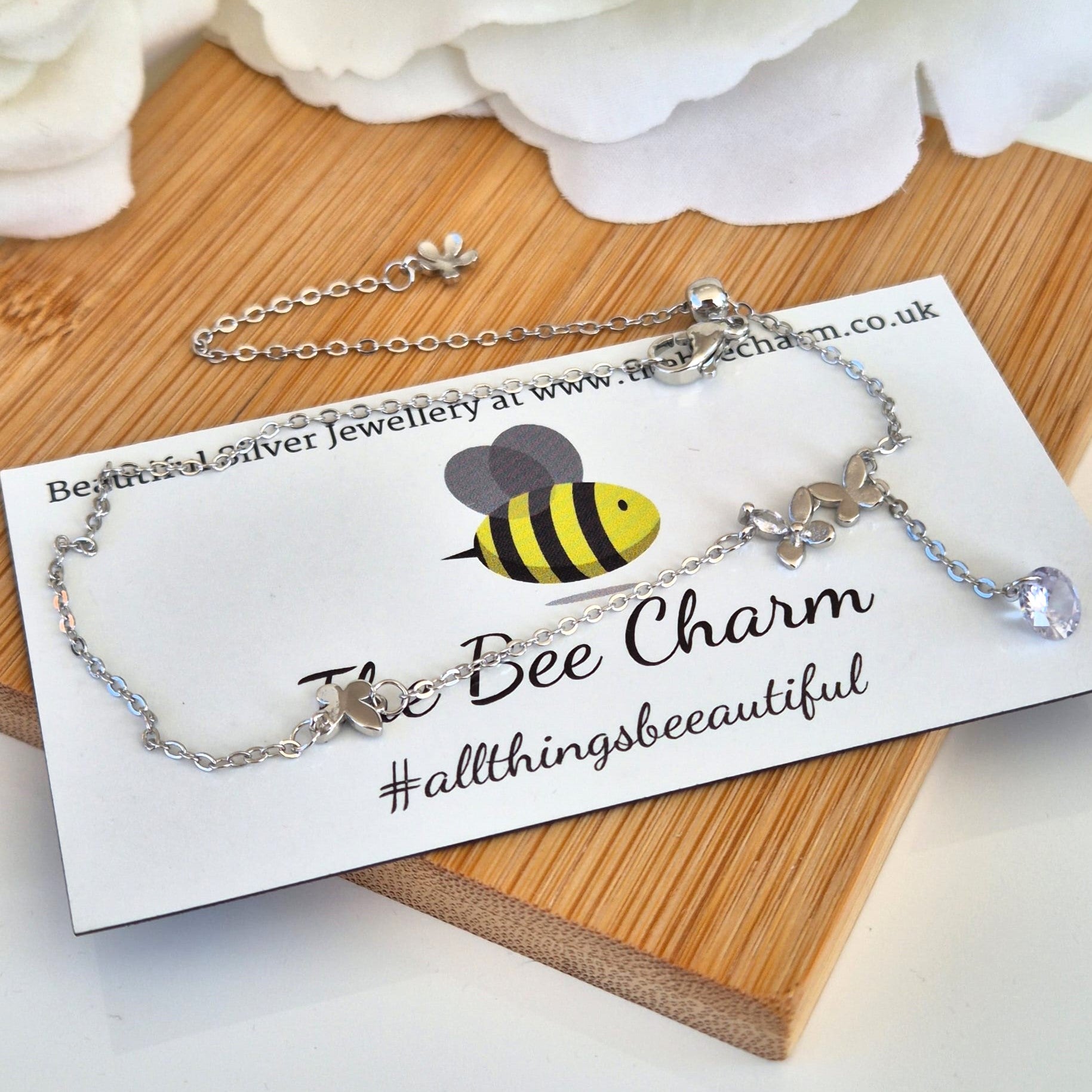 Butterfly Anklet - The Bee Charm