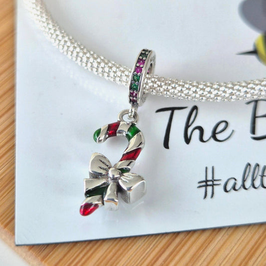 Candy Cane Charm - The Bee Charm
