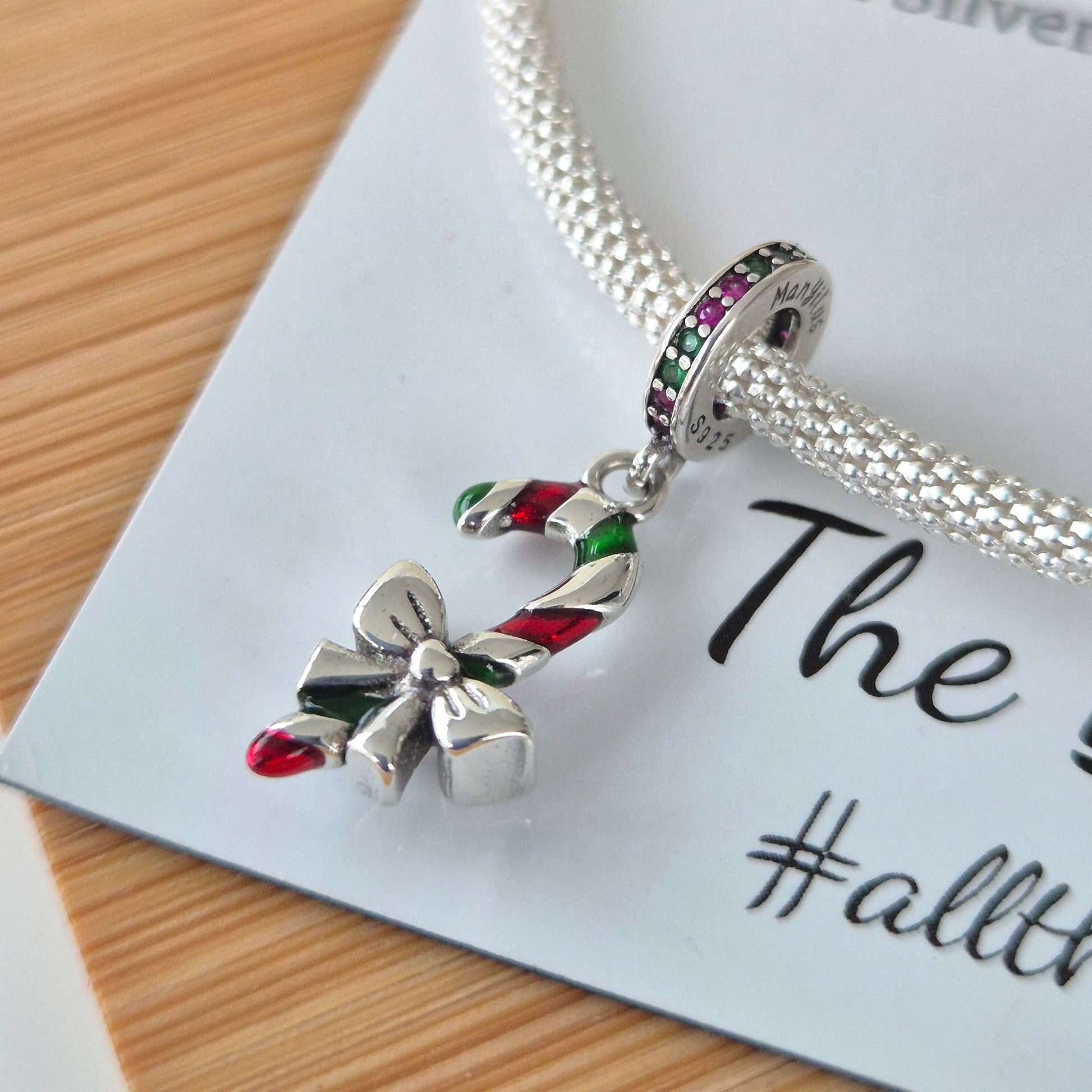Candy Cane Charm - The Bee Charm