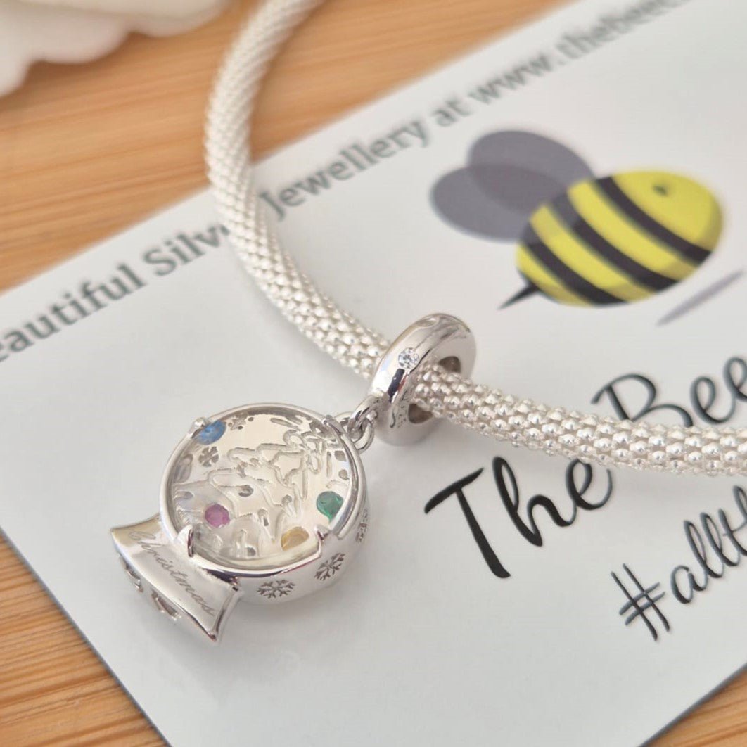 Christmas Globe Charm - The Bee Charm