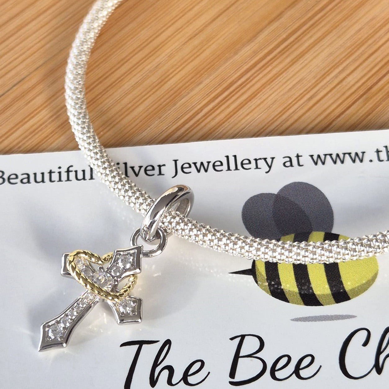 Cross Charm - The Bee Charm