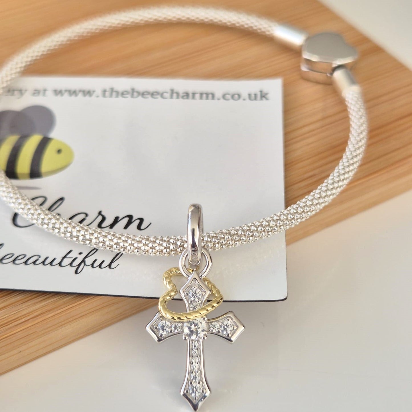 Cross Charm - The Bee Charm