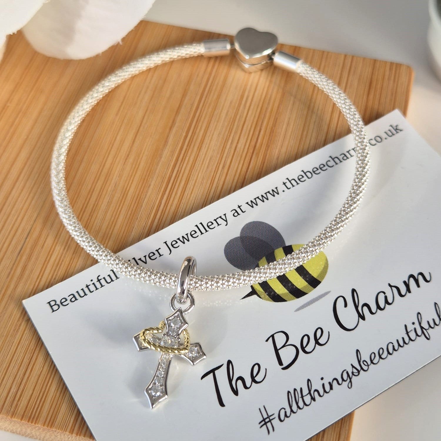Cross Charm - The Bee Charm