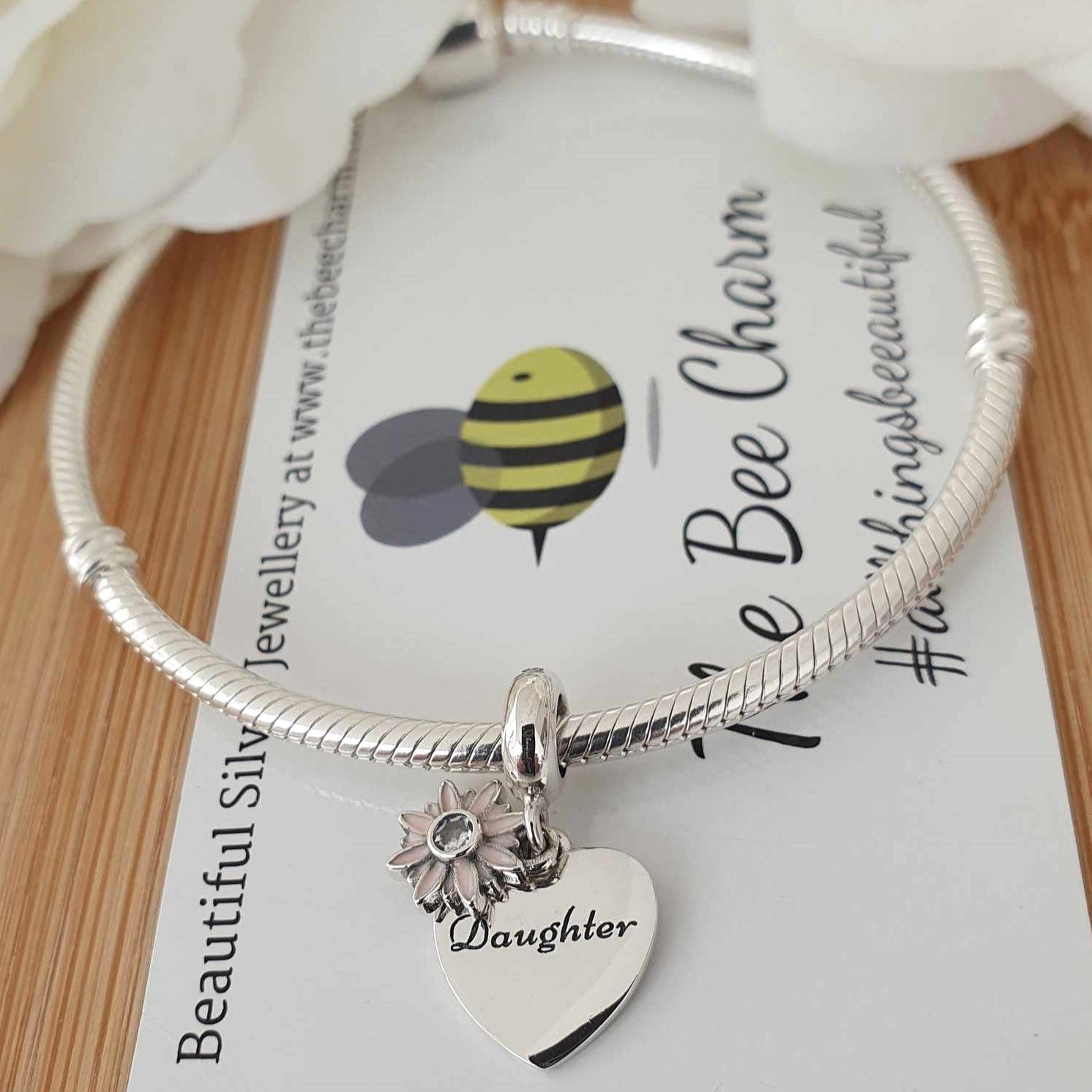Daughter Charm - The Bee Charm