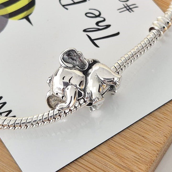 Elephant Charm - The Bee Charm
