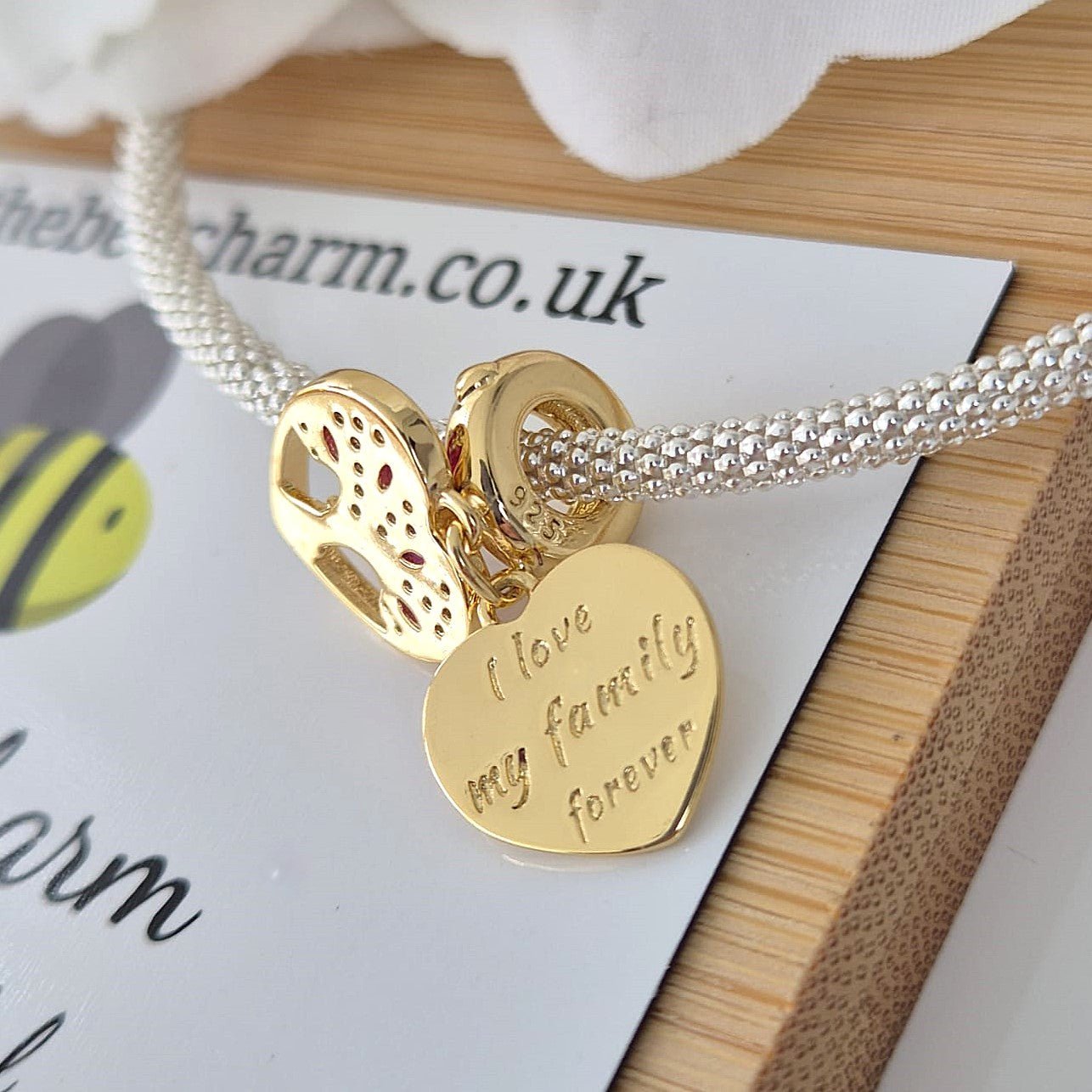 Family Forever Charm - The Bee Charm