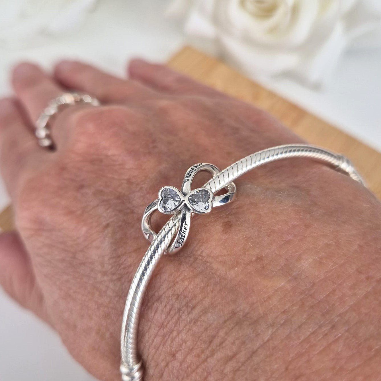 Father & Daughter Forever Charm - The Bee Charm