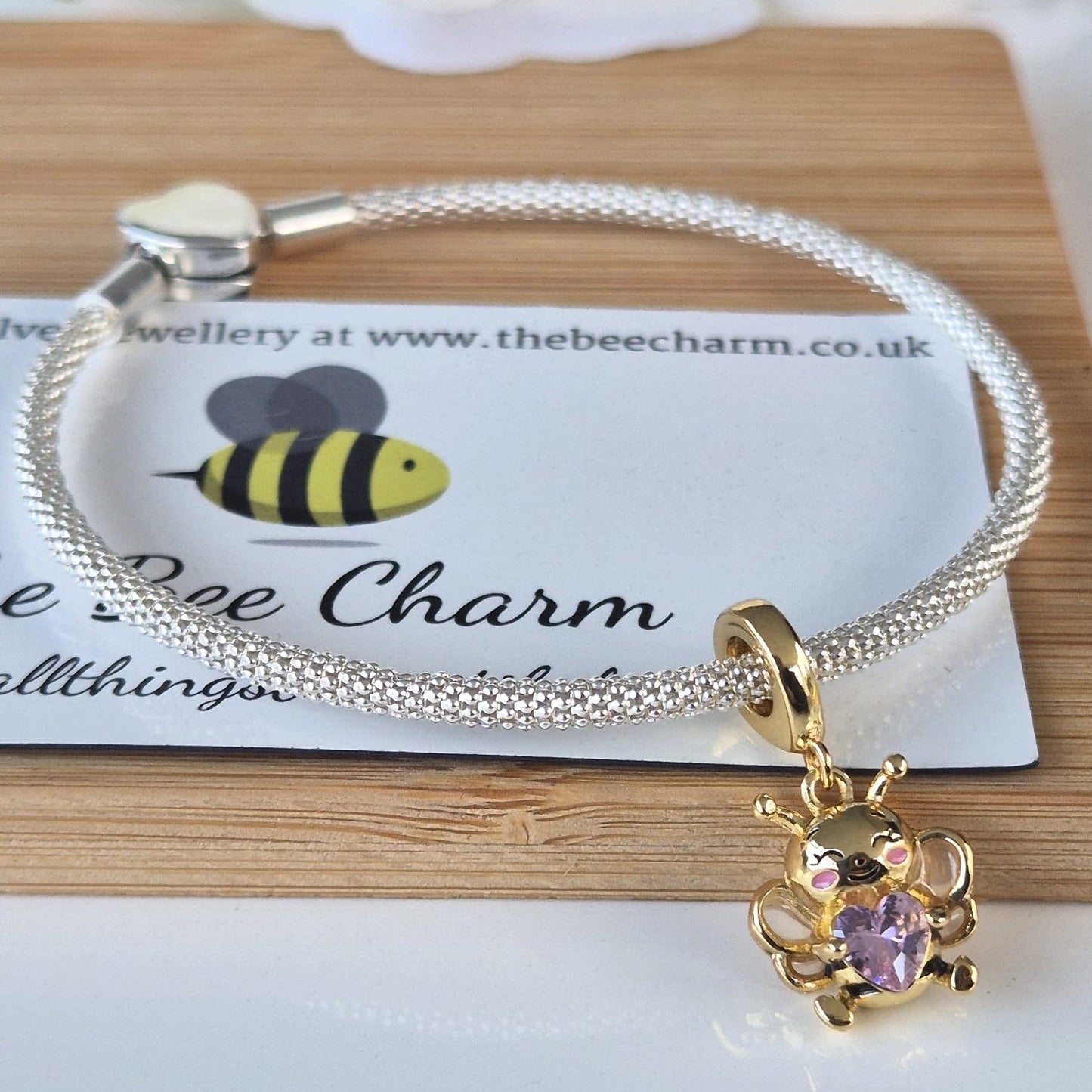 Golden Bumble Bee Charm - The Bee Charm