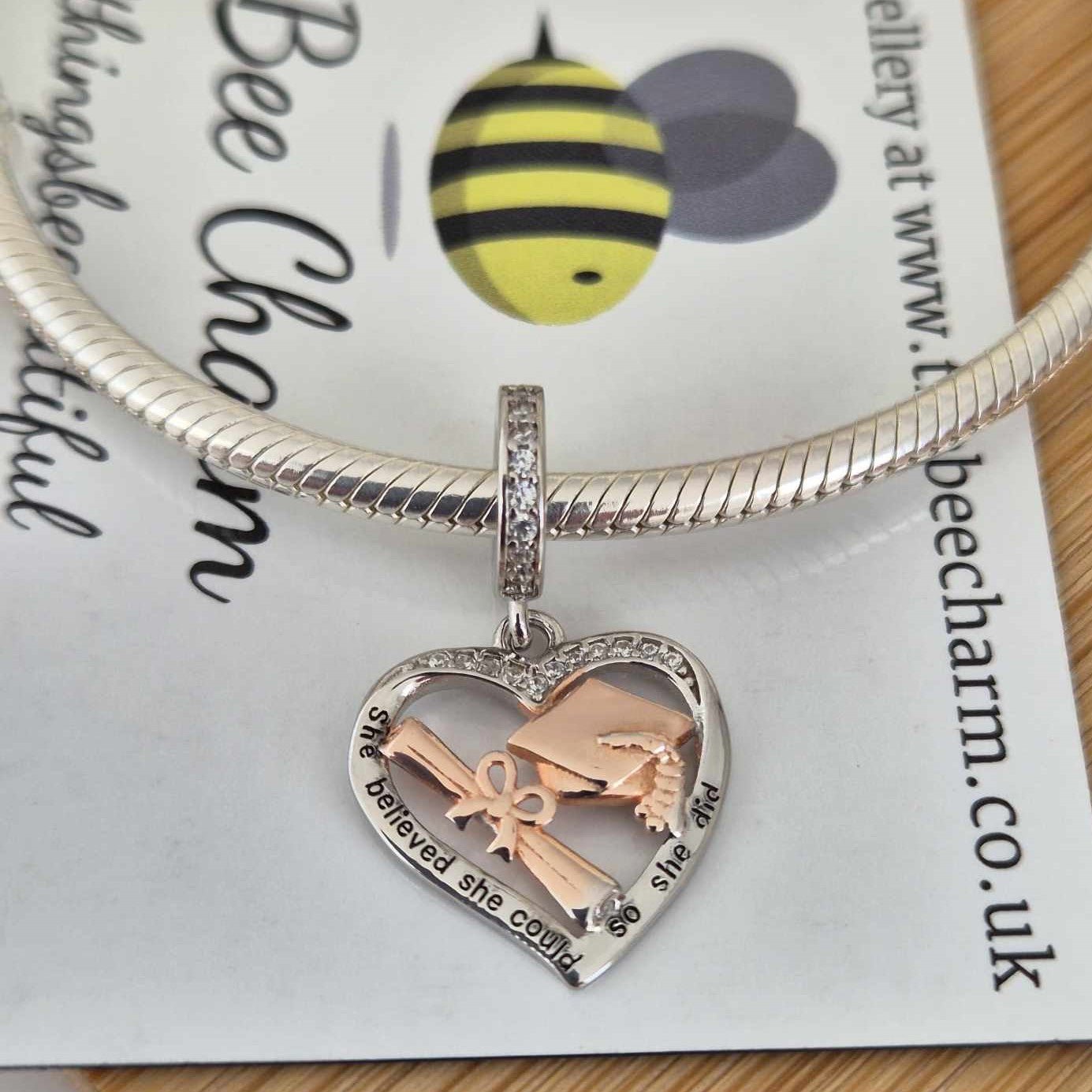 Graduation Charm - The Bee Charm
