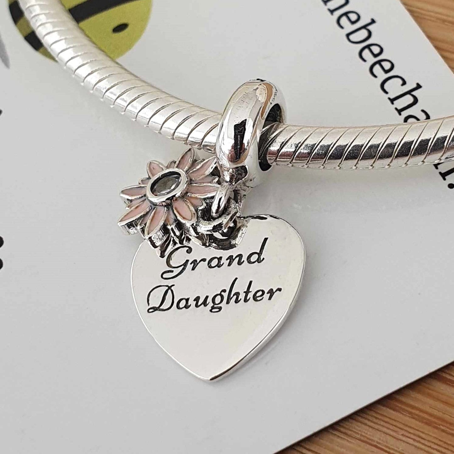 Granddaughter Charm - The Bee Charm