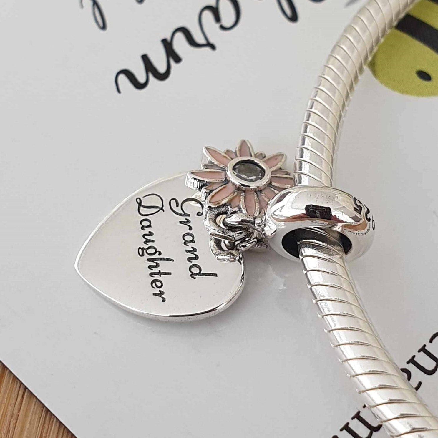 Granddaughter Charm - The Bee Charm