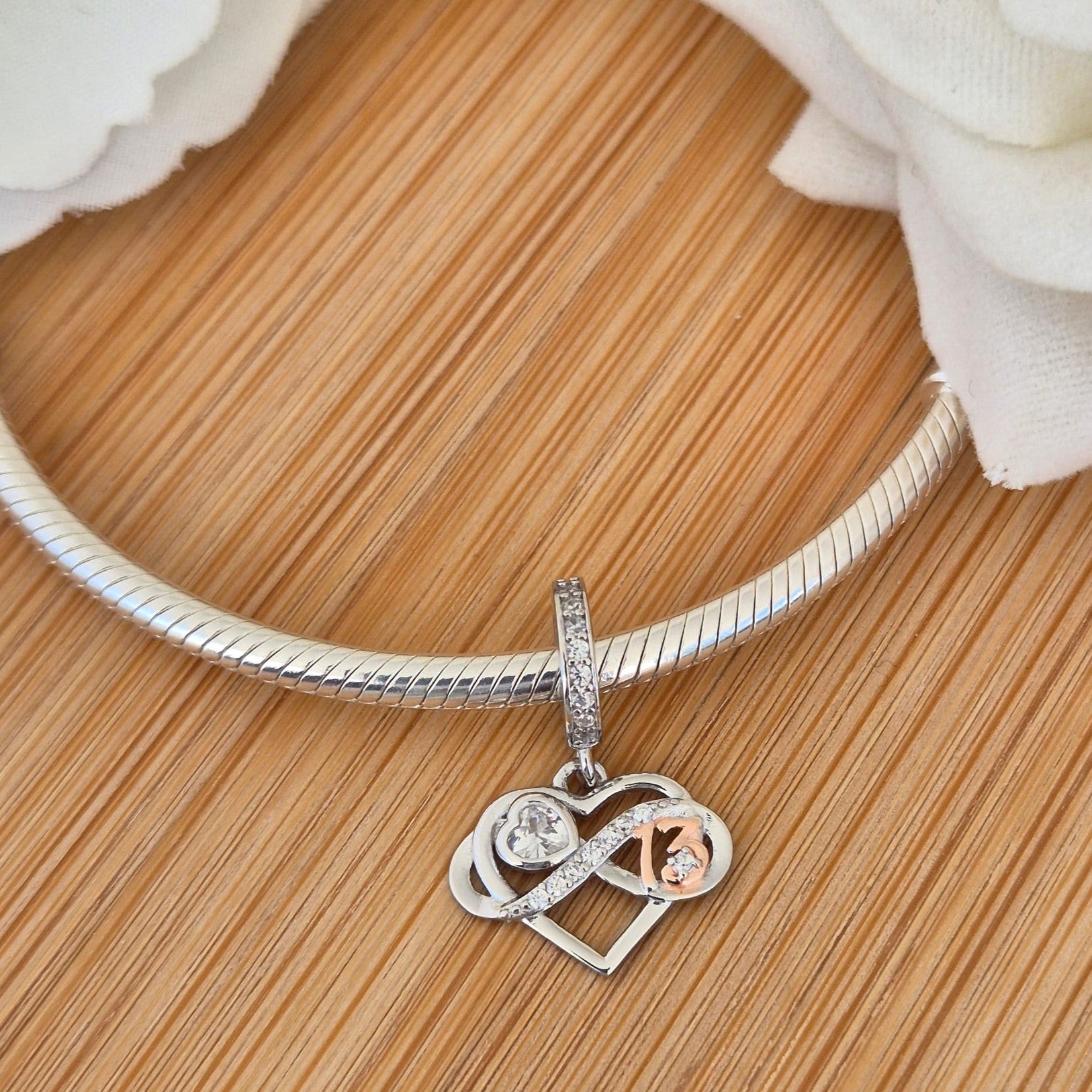 Happy 13th Birthday Charm - The Bee Charm