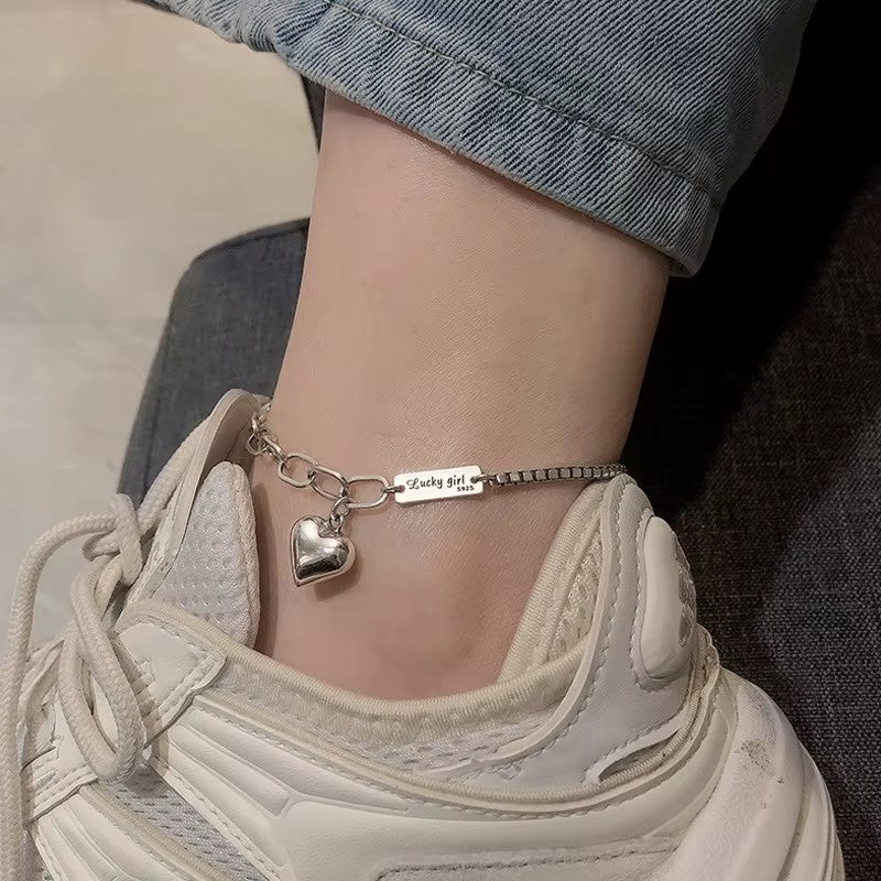 Heart Anklet - The Bee Charm