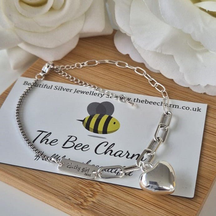 Heart Anklet - The Bee Charm