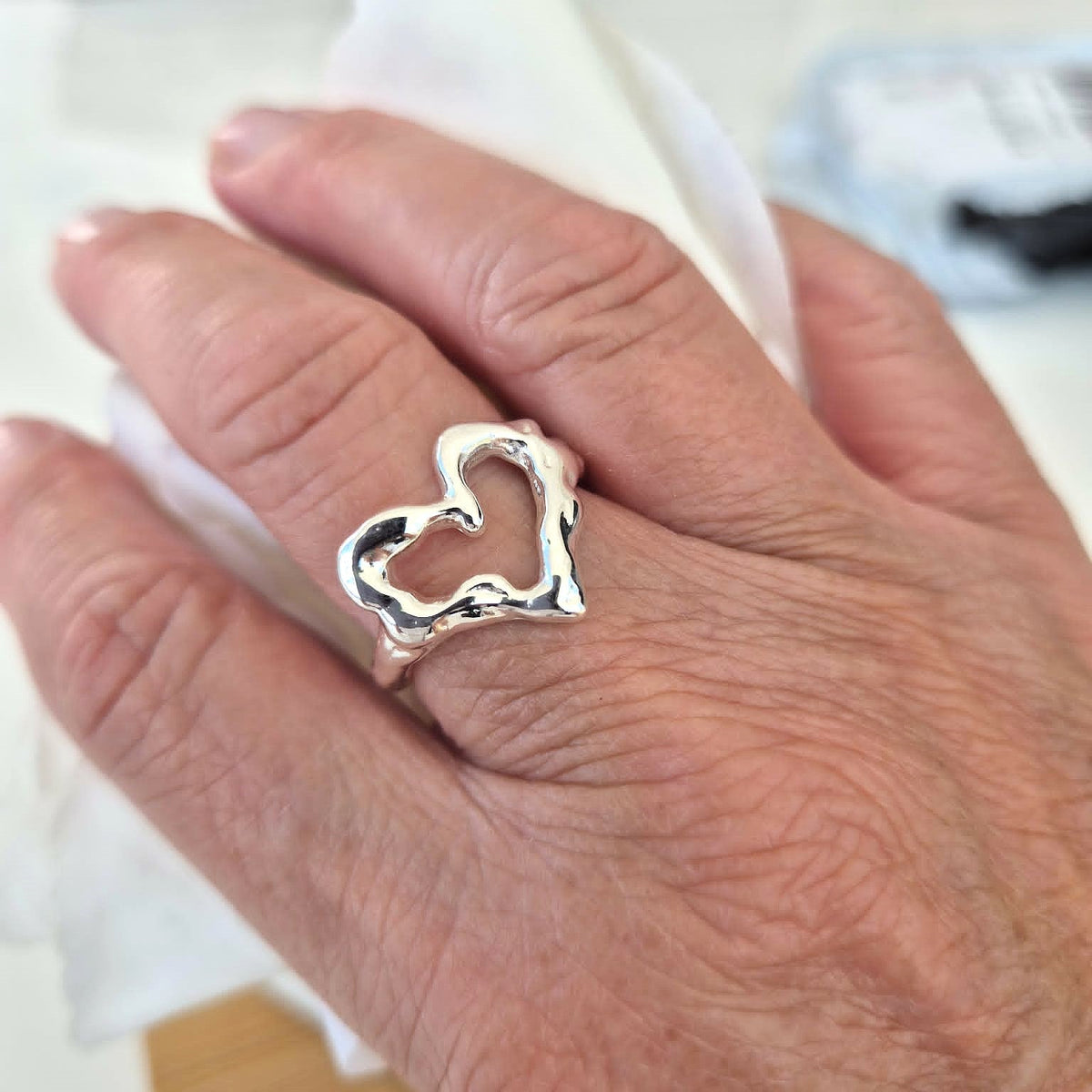 Heart Ring - The Bee Charm