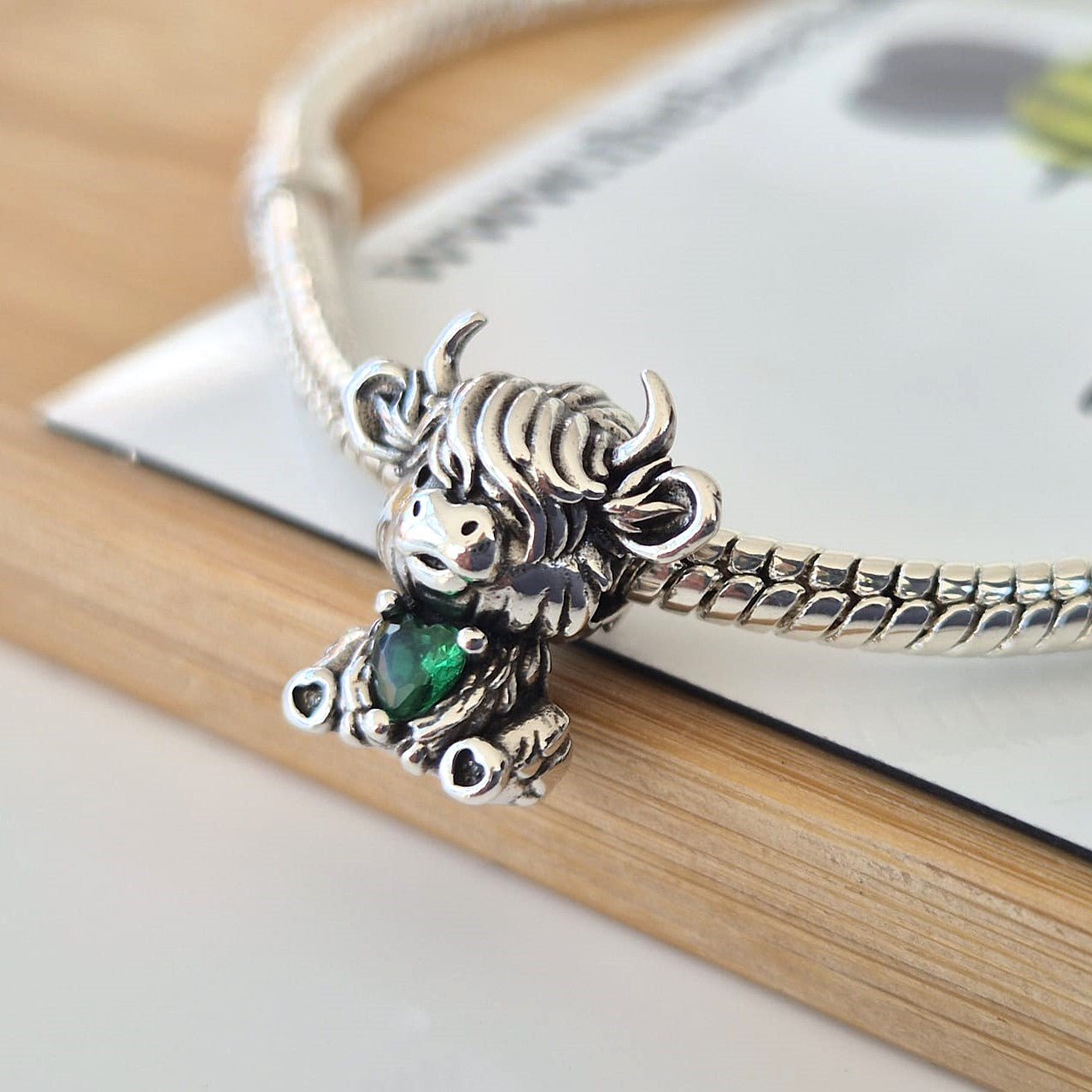 Hyland Cow Charm - The Bee Charm