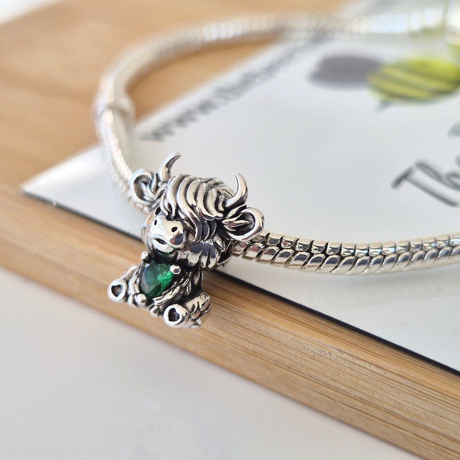Hyland Cow Charm - The Bee Charm