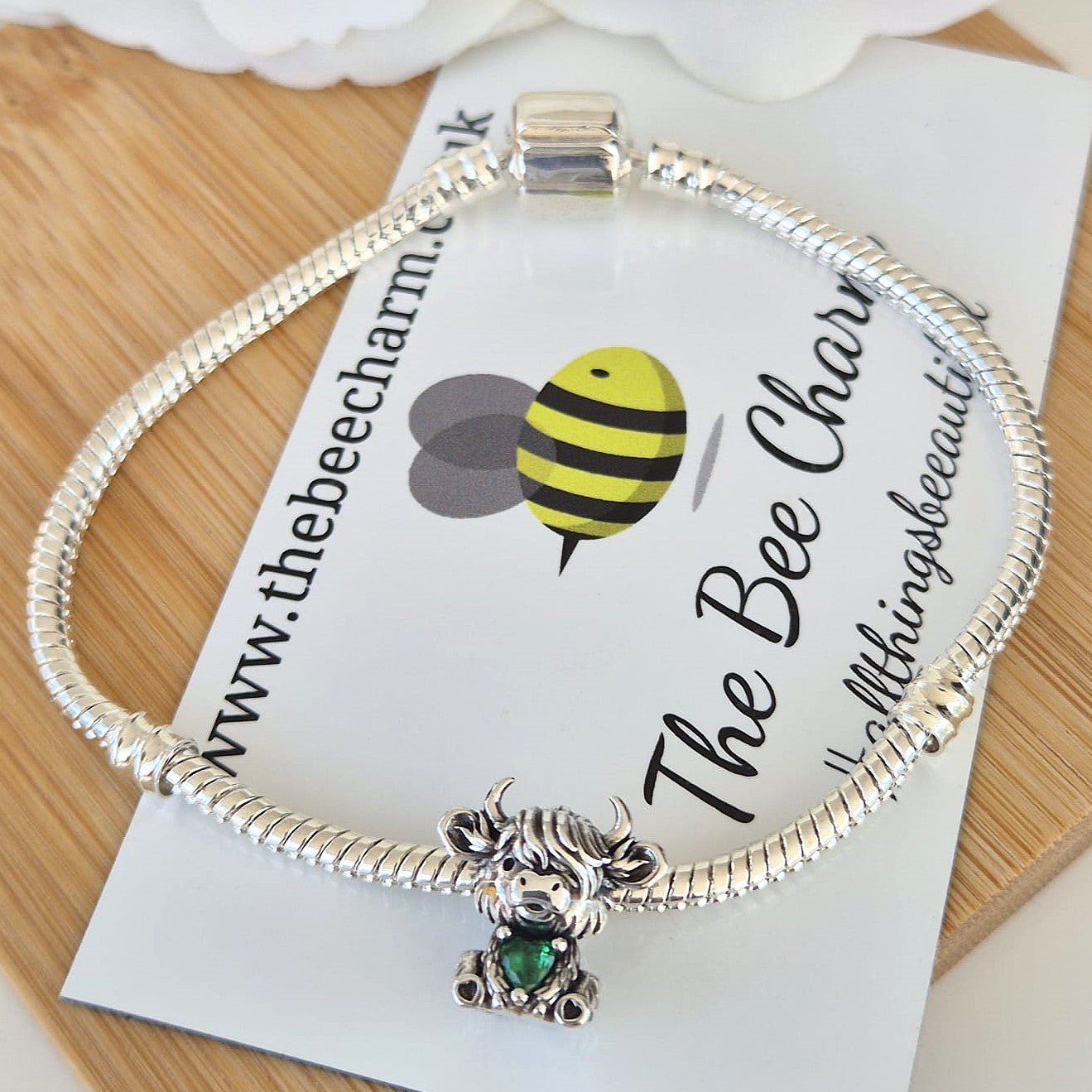 Hyland Cow Charm - The Bee Charm