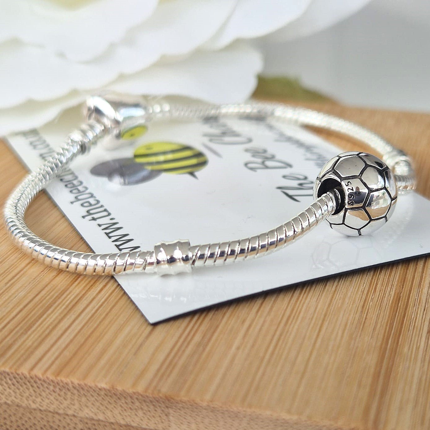I Love Football Charm - The Bee Charm