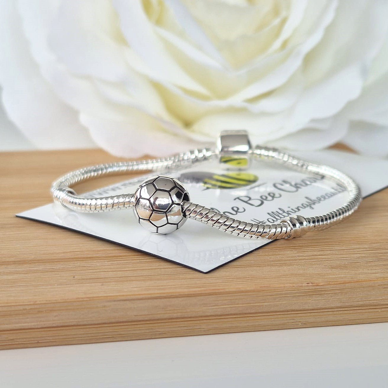I Love Football Charm - The Bee Charm