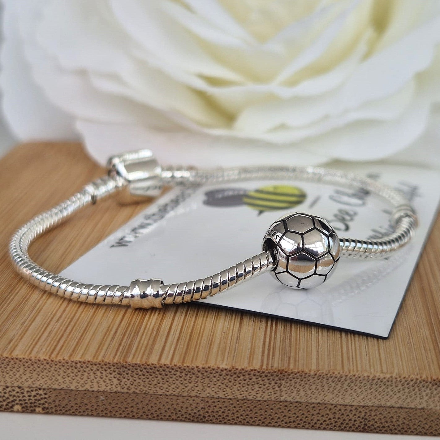 I Love Football Charm - The Bee Charm