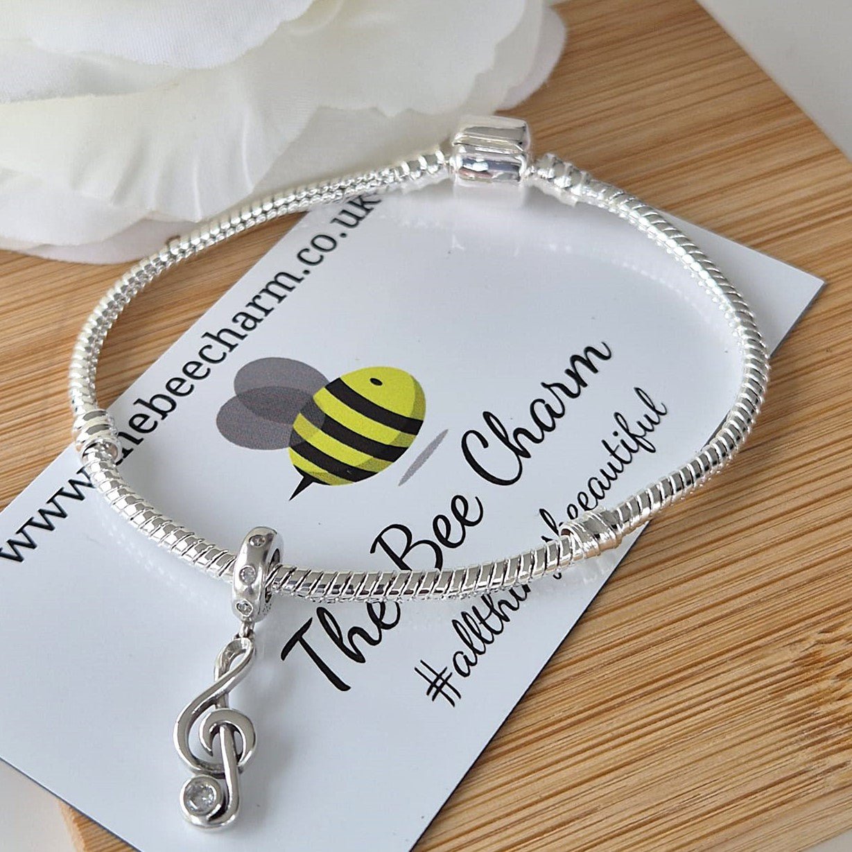 I Love Music Charm - The Bee Charm