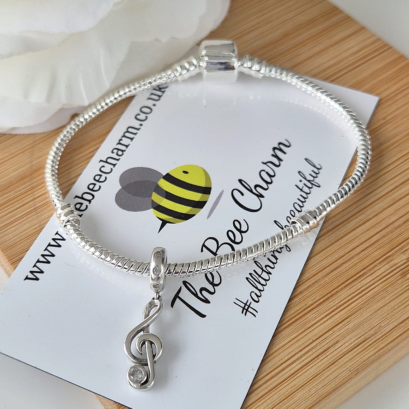 I Love Music Charm - The Bee Charm