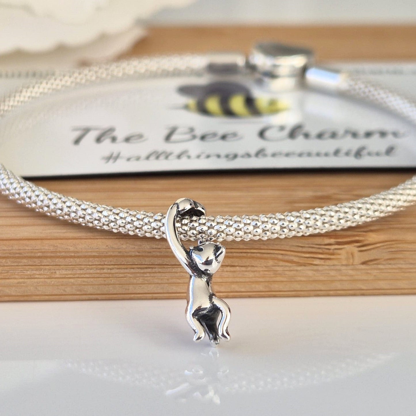 I Love My Cat Charm - The Bee Charm