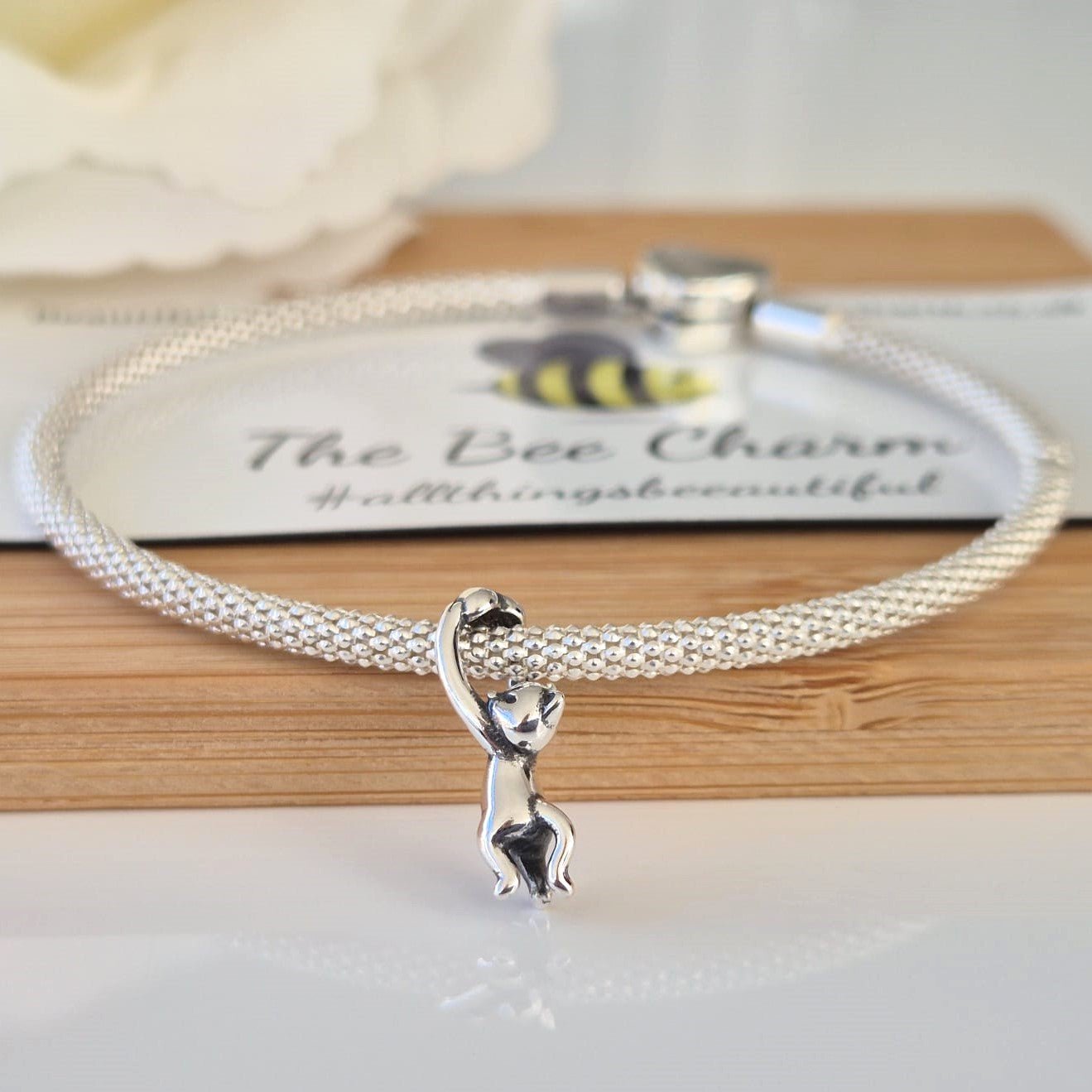 I Love My Cat Charm - The Bee Charm