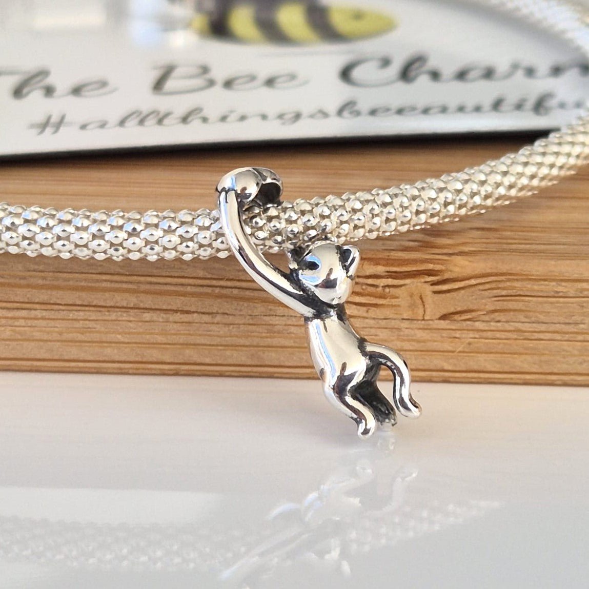 I Love My Cat Charm - The Bee Charm