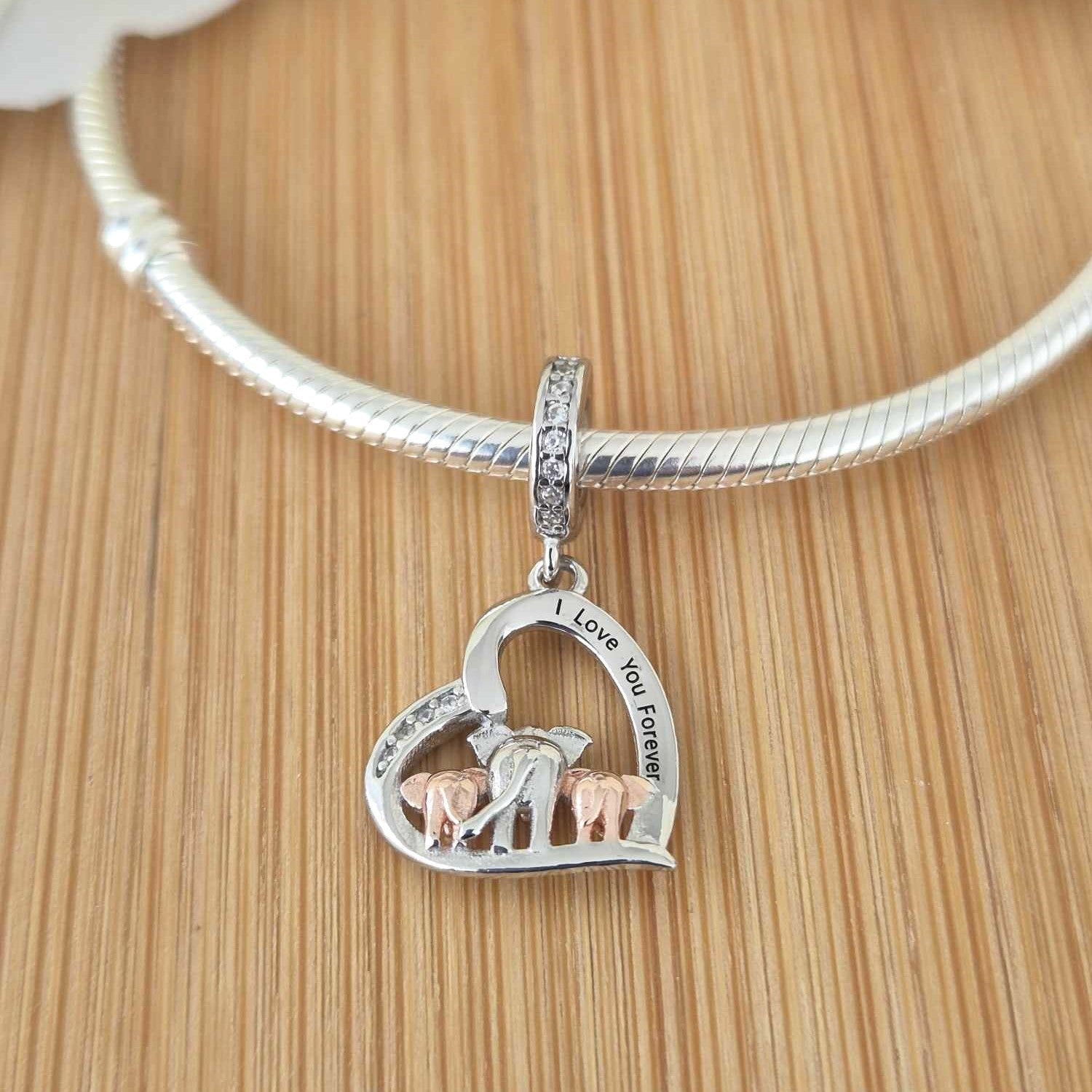 I Love You Forever Charm - The Bee Charm