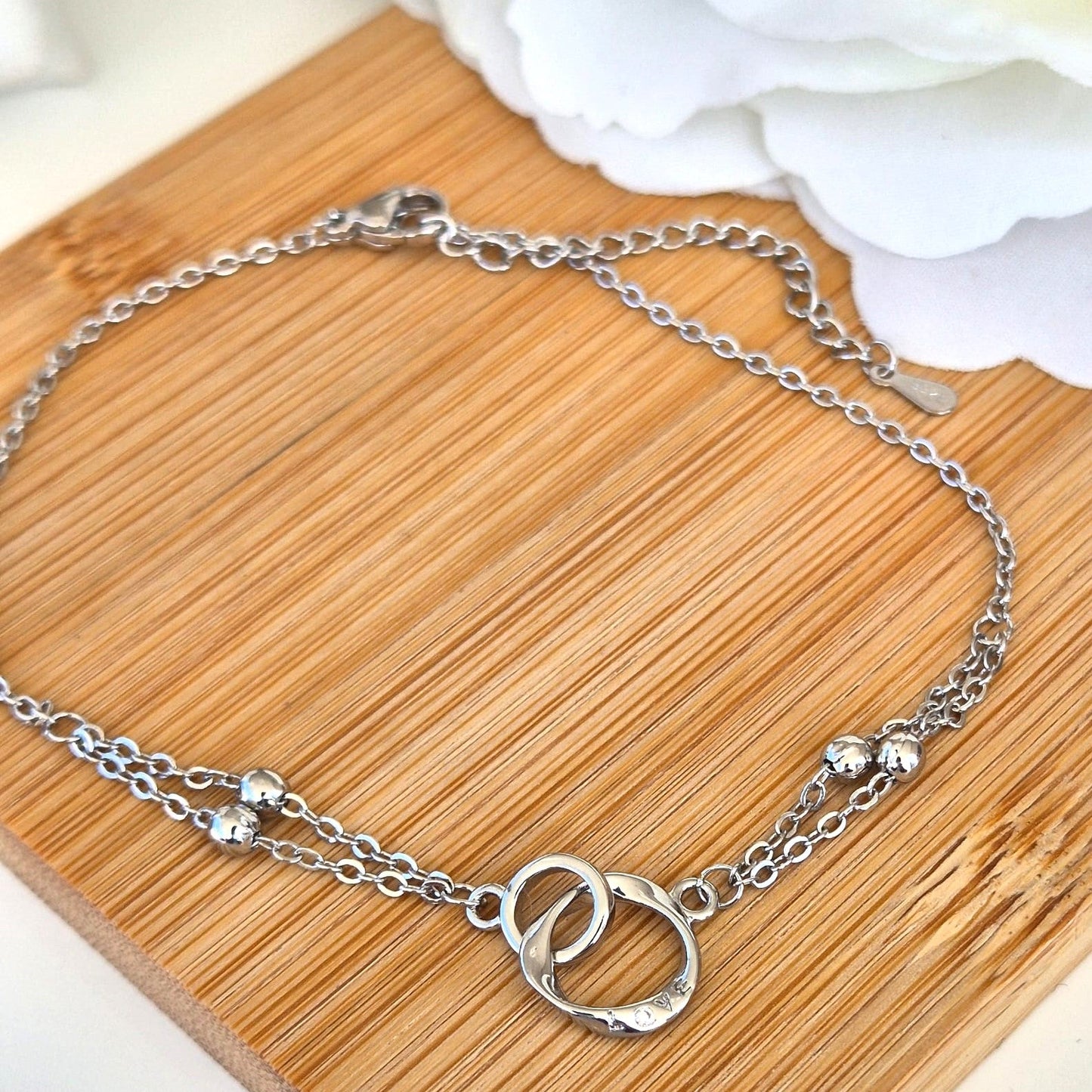 Love Anklet - The Bee Charm