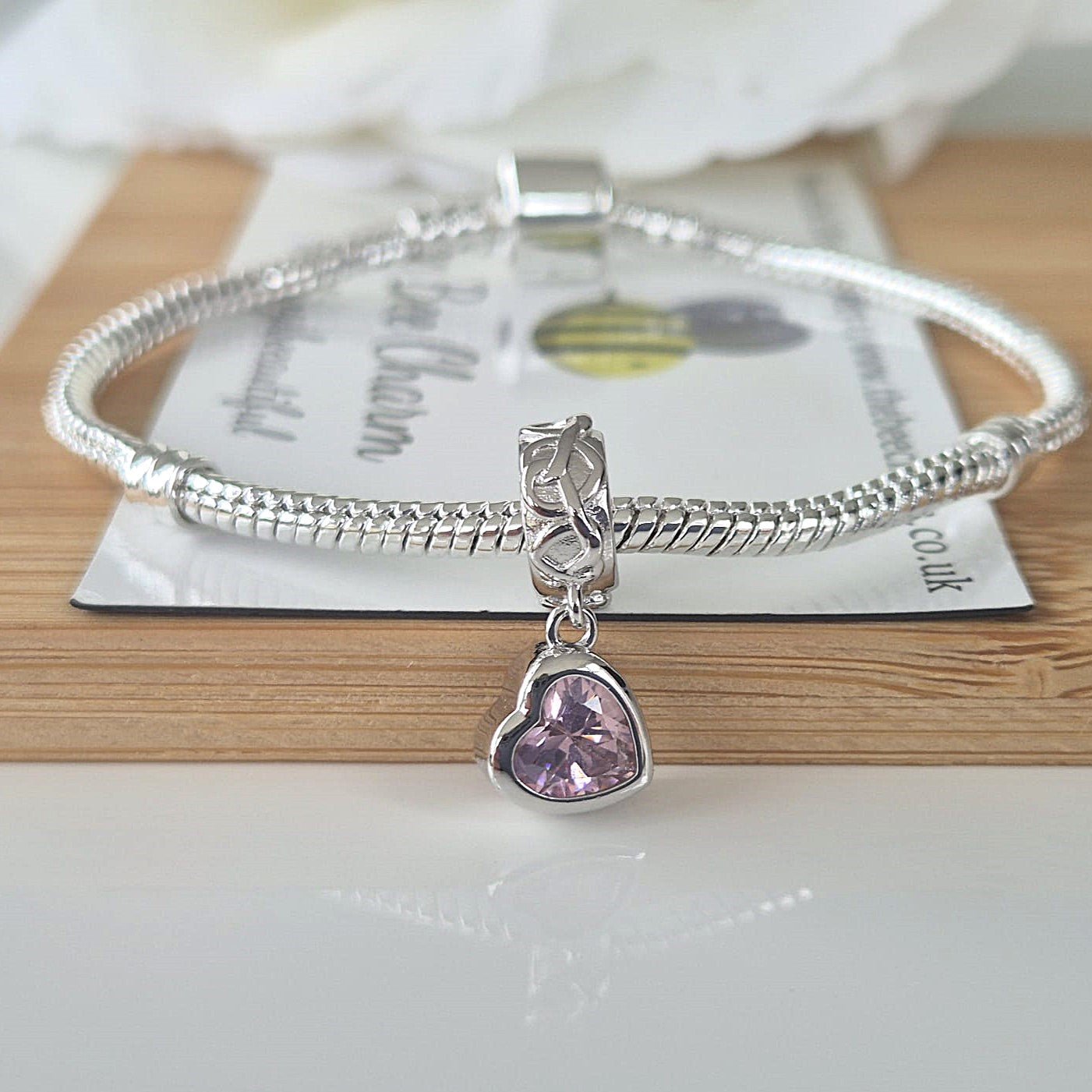 Love Heart Bracelet - The Bee Charm