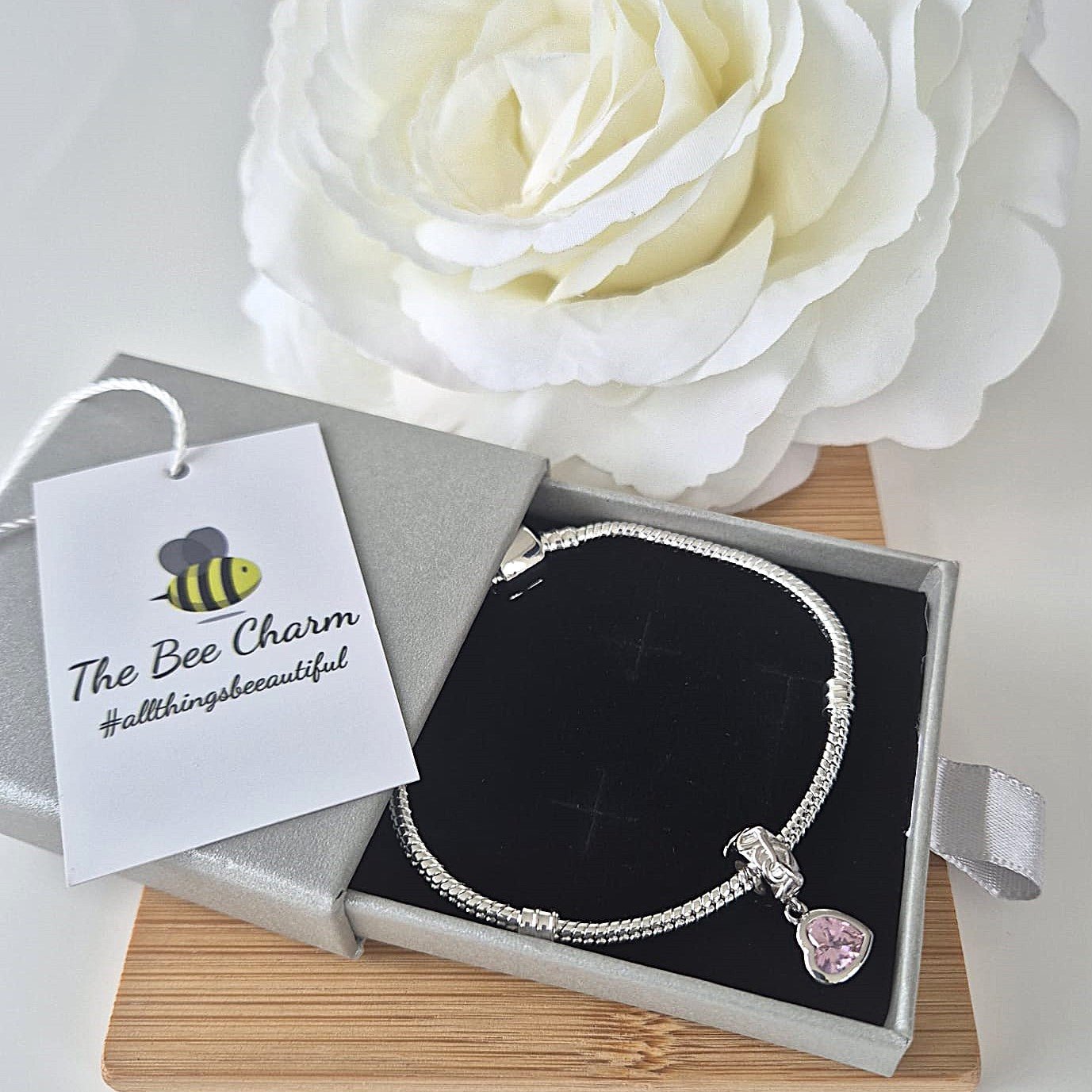 Love Heart Bracelet - The Bee Charm