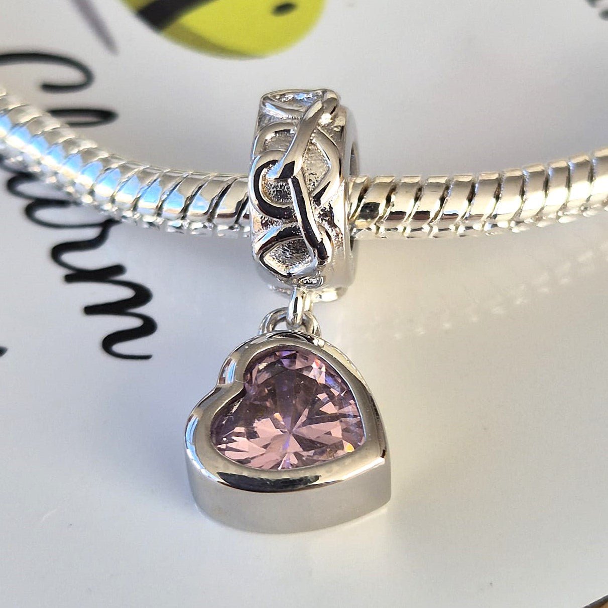 Love Heart Charm - The Bee Charm