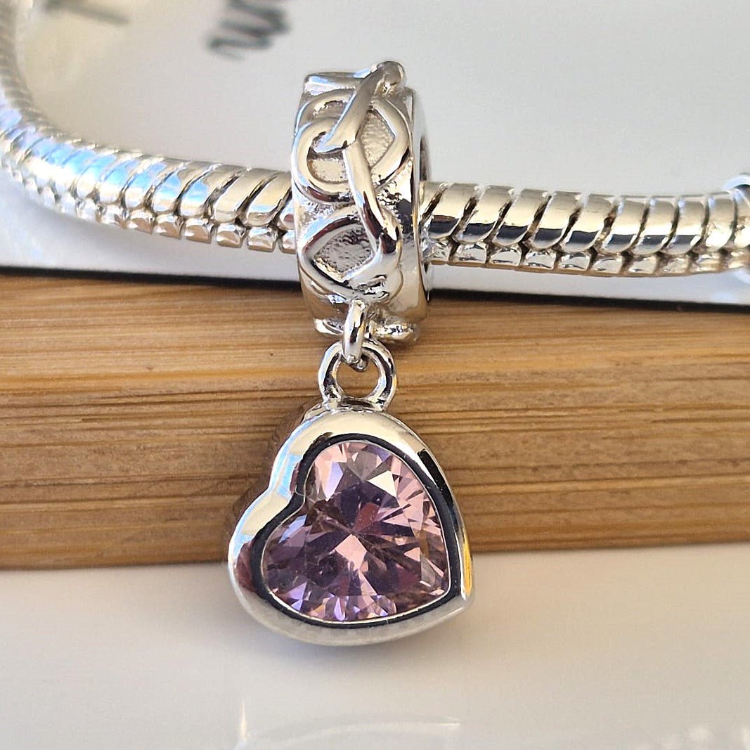 Love Heart Charm - The Bee Charm