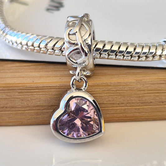 Love Heart Charm - The Bee Charm