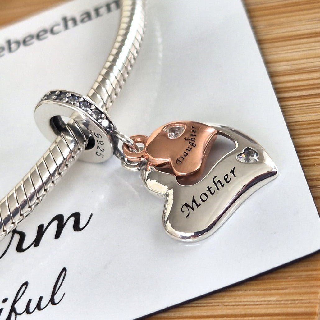 Mother and Daughter Charm - The Bee Charm