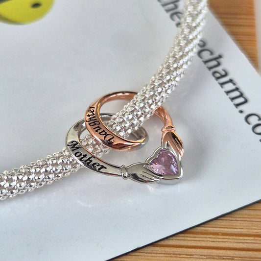 Mother and Daughter Charm - The Bee Charm