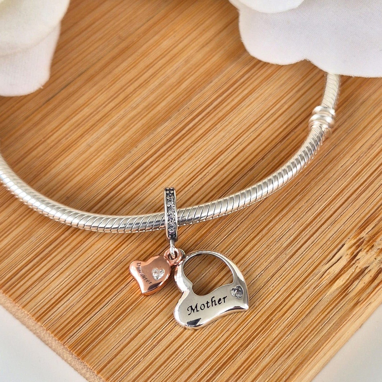 Mother and Daughter Charm - The Bee Charm