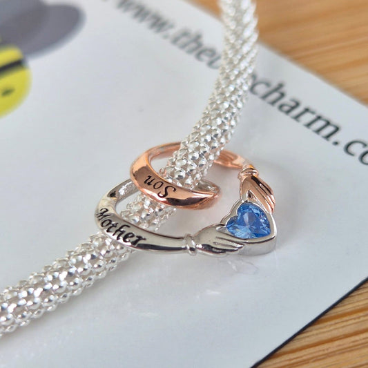 Mother and Son Charm - The Bee Charm
