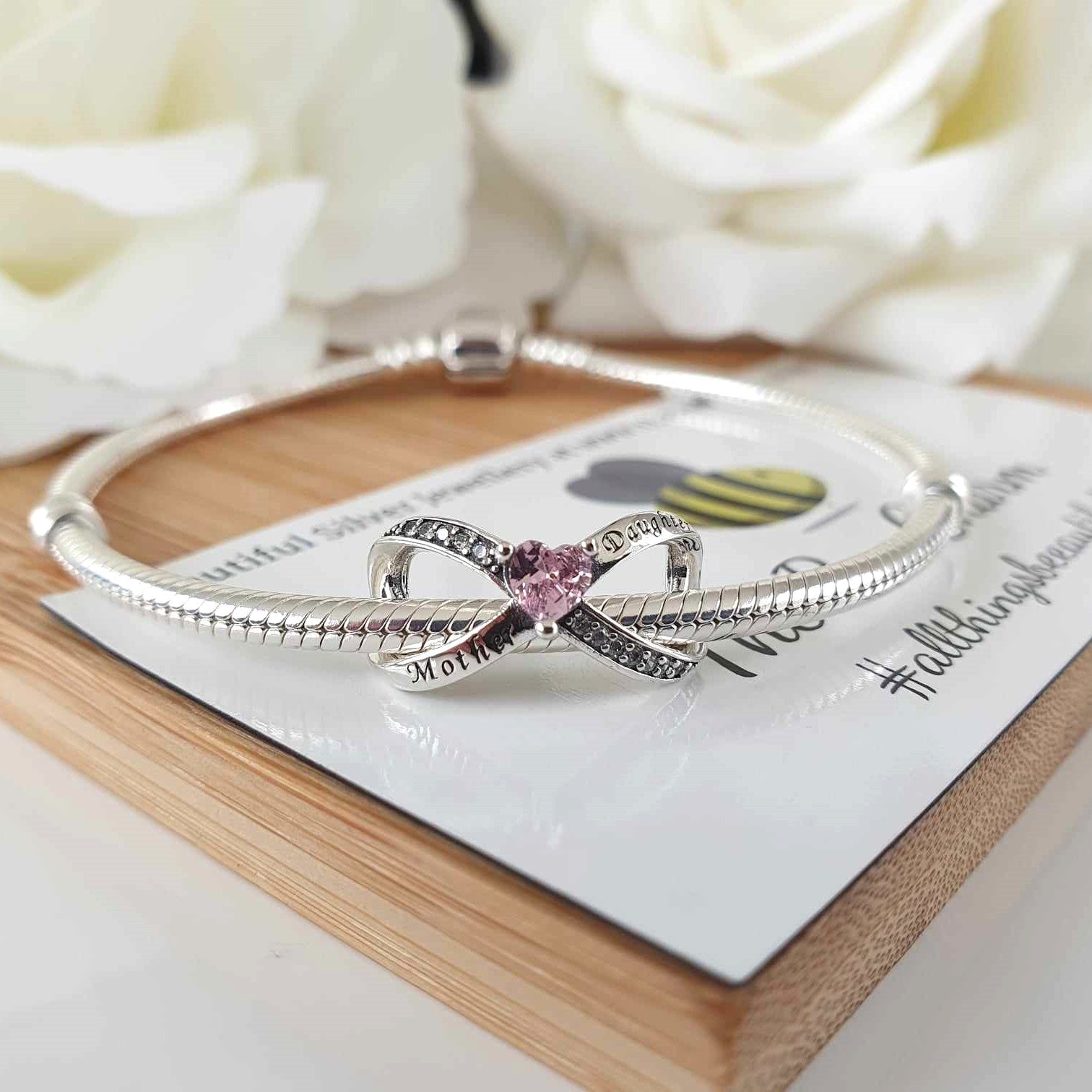 Mother & Daughter Forever Charm - The Bee Charm
