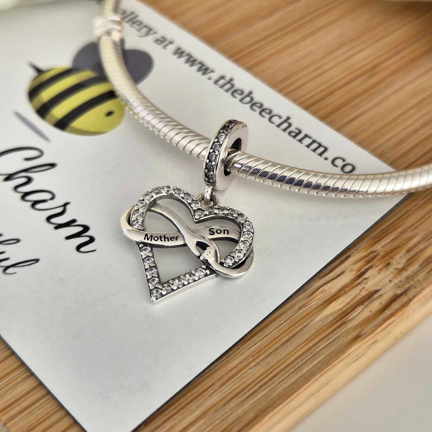 Mother & Son Love Charm - The Bee Charm