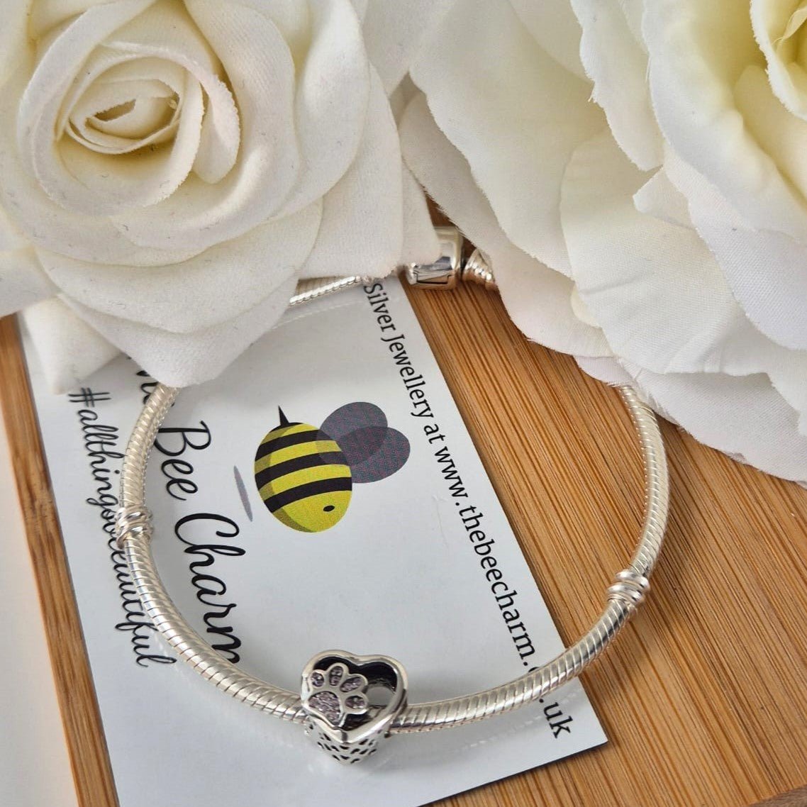 Paw Charm (Blush) - The Bee Charm