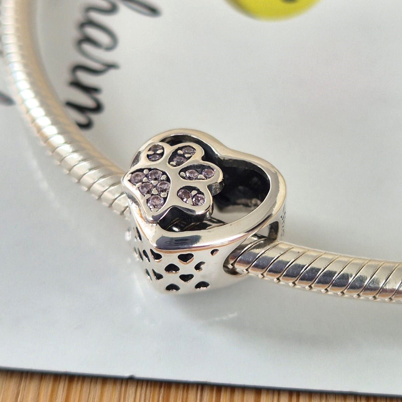 Paw Charm (Blush) - The Bee Charm