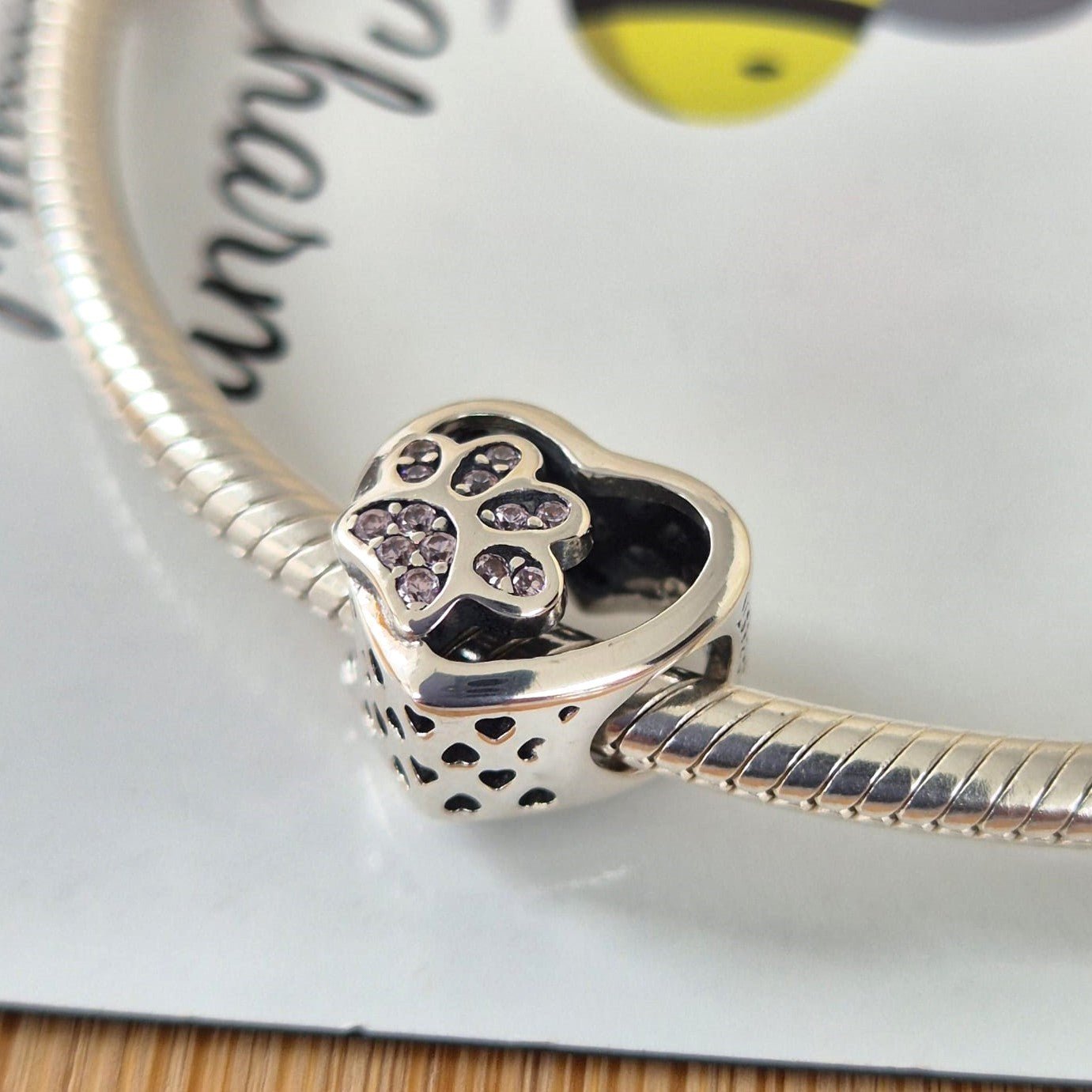 Paw Charm (Blush) - The Bee Charm