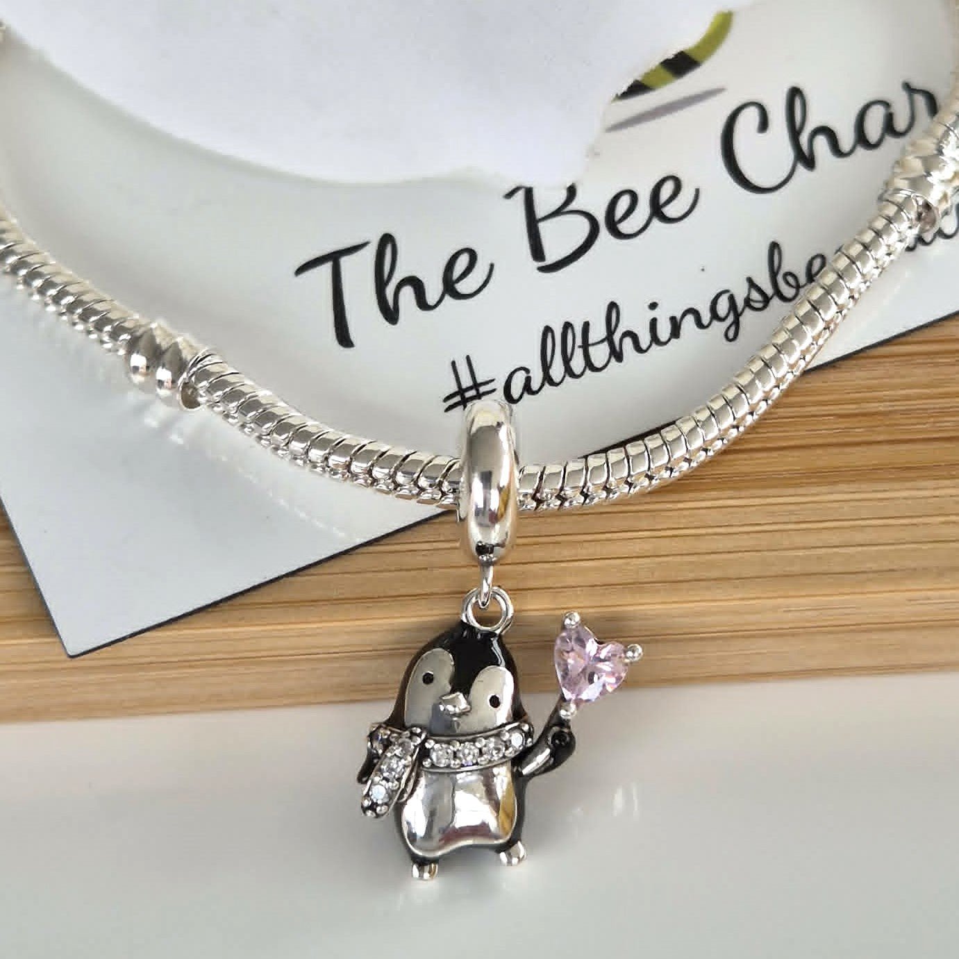 Penguin Charm - The Bee Charm